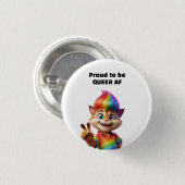 Badge Rond 2,50 Cm Fière d'être queer (Devant & derrière)