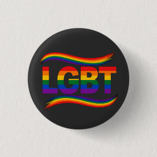 Badge Rond 2,50 Cm Fierté arc-en-ciel LGBT