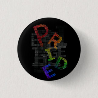 Badge Rond 2,50 Cm Fierté - Autocollant de texte