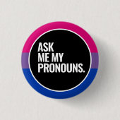 Badge Rond 2,50 Cm Fierté bisexuelle (Devant)