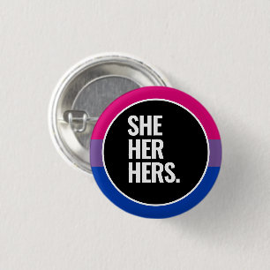 Badge Rond 2,50 Cm Fierté bisexuelle