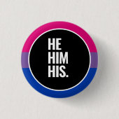 Badge Rond 2,50 Cm Fierté bisexuelle (Devant)