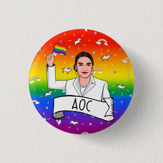 Badge Rond 2,50 Cm Fierté de l'AOC (Devant)