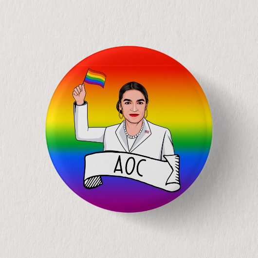 Badge Rond 2,50 Cm Fierté de l'AOC (Devant)