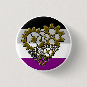 Badge Rond 2,50 Cm Fierté de robot d'as - minuscule
