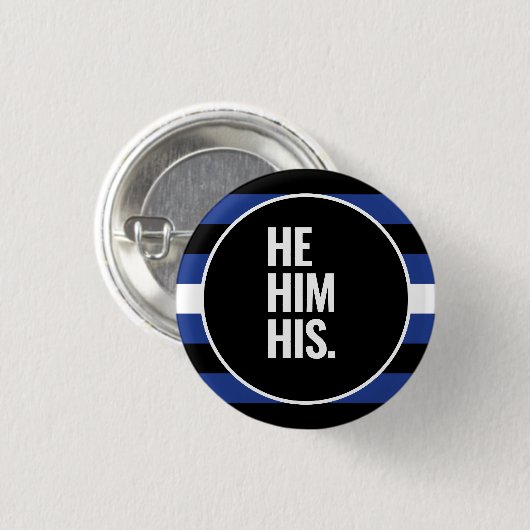 Badge Rond 2,50 Cm Fierté en cuir (Devant & derrière)