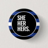Badge Rond 2,50 Cm Fierté en cuir (Devant)