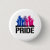 Badge Rond 2,50 Cm Fierté ensemble bisexuelle (Devant)