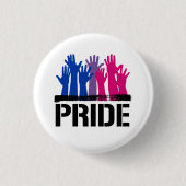 Badge Rond 2,50 Cm Fierté ensemble bisexuelle (Devant)