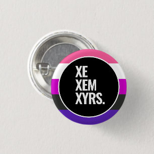 Badge Rond 2,50 Cm Fierté genderfluid