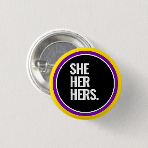 Badge Rond 2,50 Cm Fierté intersexe