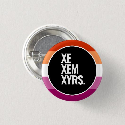Badge Rond 2,50 Cm Fierté lesbienne (Devant & derrière)