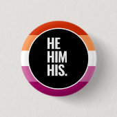 Badge Rond 2,50 Cm Fierté lesbienne (Devant)