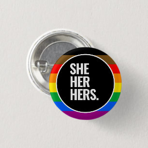 Badge Rond 2,50 Cm Fierté LGBTQPOC de Philly