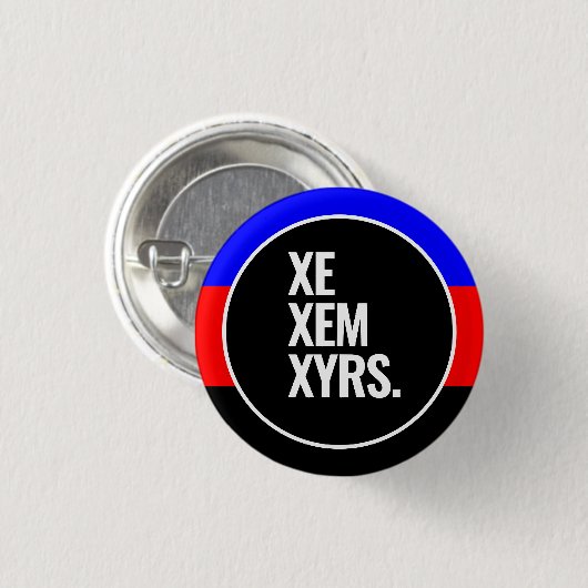 Badge Rond 2,50 Cm Fierté polyamoire (Devant & derrière)