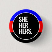 Badge Rond 2,50 Cm Fierté polyamoureuse (Devant)