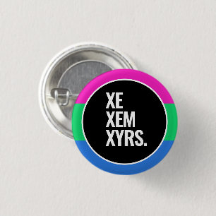 Badge Rond 2,50 Cm Fierté polysexuelle
