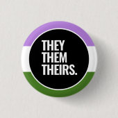 Badge Rond 2,50 Cm Fierté queer (Devant)