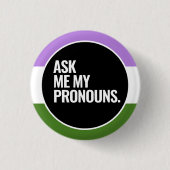 Badge Rond 2,50 Cm Fierté queer (Devant)