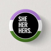 Badge Rond 2,50 Cm Fierté queer (Devant)