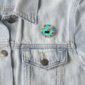 Badge Rond 2,50 Cm Fiesta Australian Terrier (En situation)