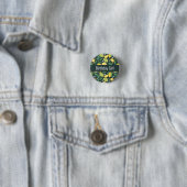 Badge Rond 2,50 Cm Fille d'anniversaire - Citron et Lima Motif de fru (En situation)