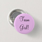 Badge Rond 2,50 Cm Fille d'équipe (Devant & derrière)