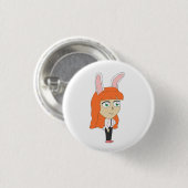 Badge Rond 2,50 Cm fillette (Devant & derrière)