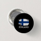 Badge Rond 2,50 Cm Finlande (Devant & derrière)