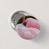 Badge Rond 2,50 Cm Flamant rose (Devant & derrière)