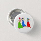 Badge Rond 2,50 Cm Flamenco (Devant & derrière)
