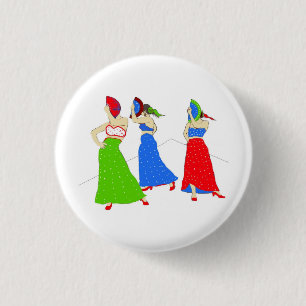 Badge Rond 2,50 Cm Flamenco