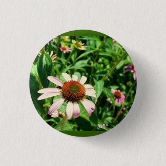 Badge Rond 2,50 Cm Fleur
