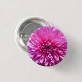 Badge Rond 2,50 Cm Fleur Dahlia Rose violet (Devant & derrière)