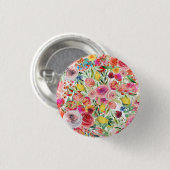 Badge Rond 2,50 Cm Fleur de gloire du matin (Devant & derrière)