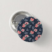 Badge Rond 2,50 Cm Fleur De Vie (Devant & derrière)