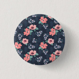 Badge Rond 2,50 Cm Fleur De Vie