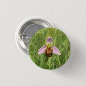 Badge Rond 2,50 Cm Fleur d'orchidée (Devant & derrière)