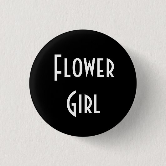 Badge Rond 2,50 Cm Fleur fille (Devant)
