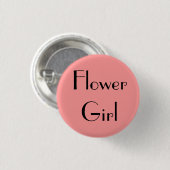 Badge Rond 2,50 Cm Fleur fille (Devant & derrière)
