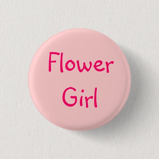 Badge Rond 2,50 Cm Fleur Girl (Devant)