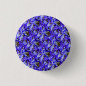 Badge Rond 2,50 Cm Fleur Iris Violet / Esthétique / Carrelé / (Devant)