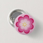Badge Rond 2,50 Cm Fleur rosâtre (Devant & derrière)