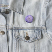 Badge Rond 2,50 Cm Fleur violette (En situation)