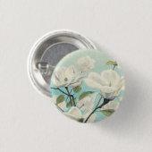 Badge Rond 2,50 Cm Fleurs blanches des sud (Devant & derrière)