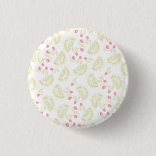 Badge Rond 2,50 Cm Fleurs cactus (Devant)