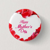 Badge Rond 2,50 Cm Fleurs de fleurs de beauté (Devant)