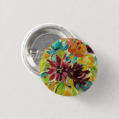 Badge Rond 2,50 Cm Fleurs de joie d'automne (Devant & derrière)