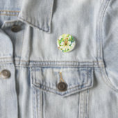 Badge Rond 2,50 Cm Fleurs de Moringa (En situation)