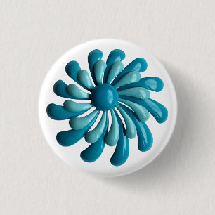 Badge Rond 2,50 Cm Fleurs MOD rétro - Jardin d'été de printemps fl